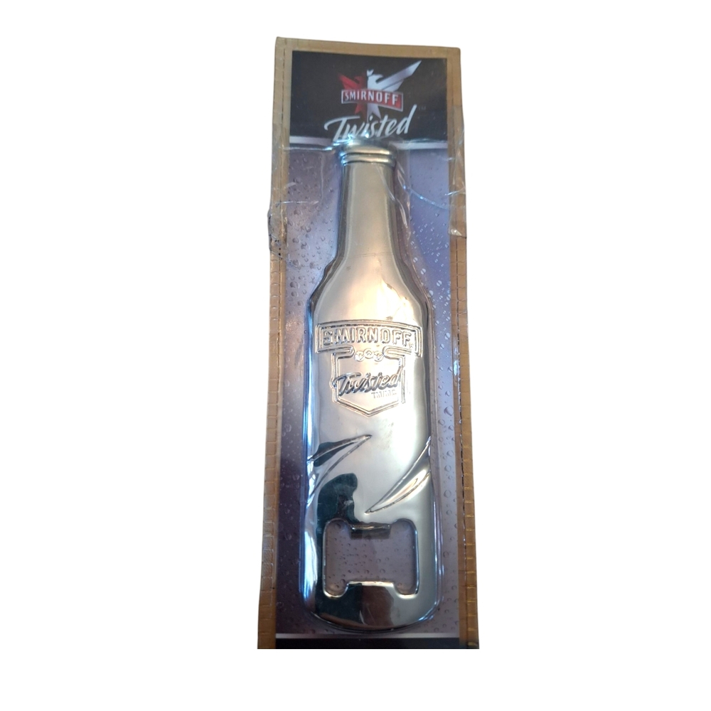 NEW Collectible Smirnoff Twisted Silver Bottle Opener